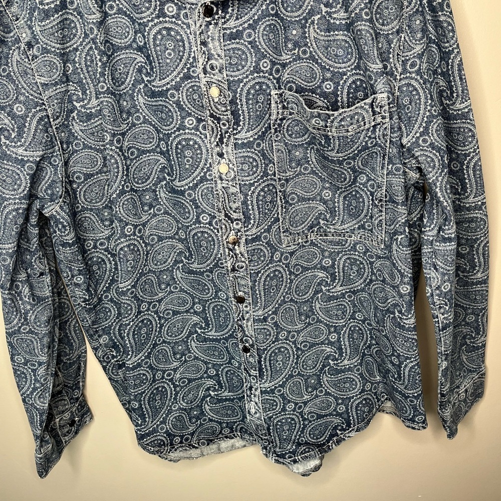NWT The Ragged Priest Ragged Jeans Paisley Denim Jacket - Picture 6 of 11